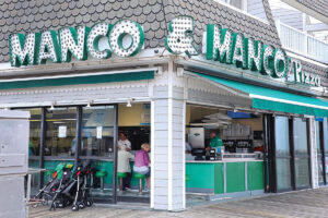 The Manco & Manco storefront at 12th Street and the Ocean City boardwalk